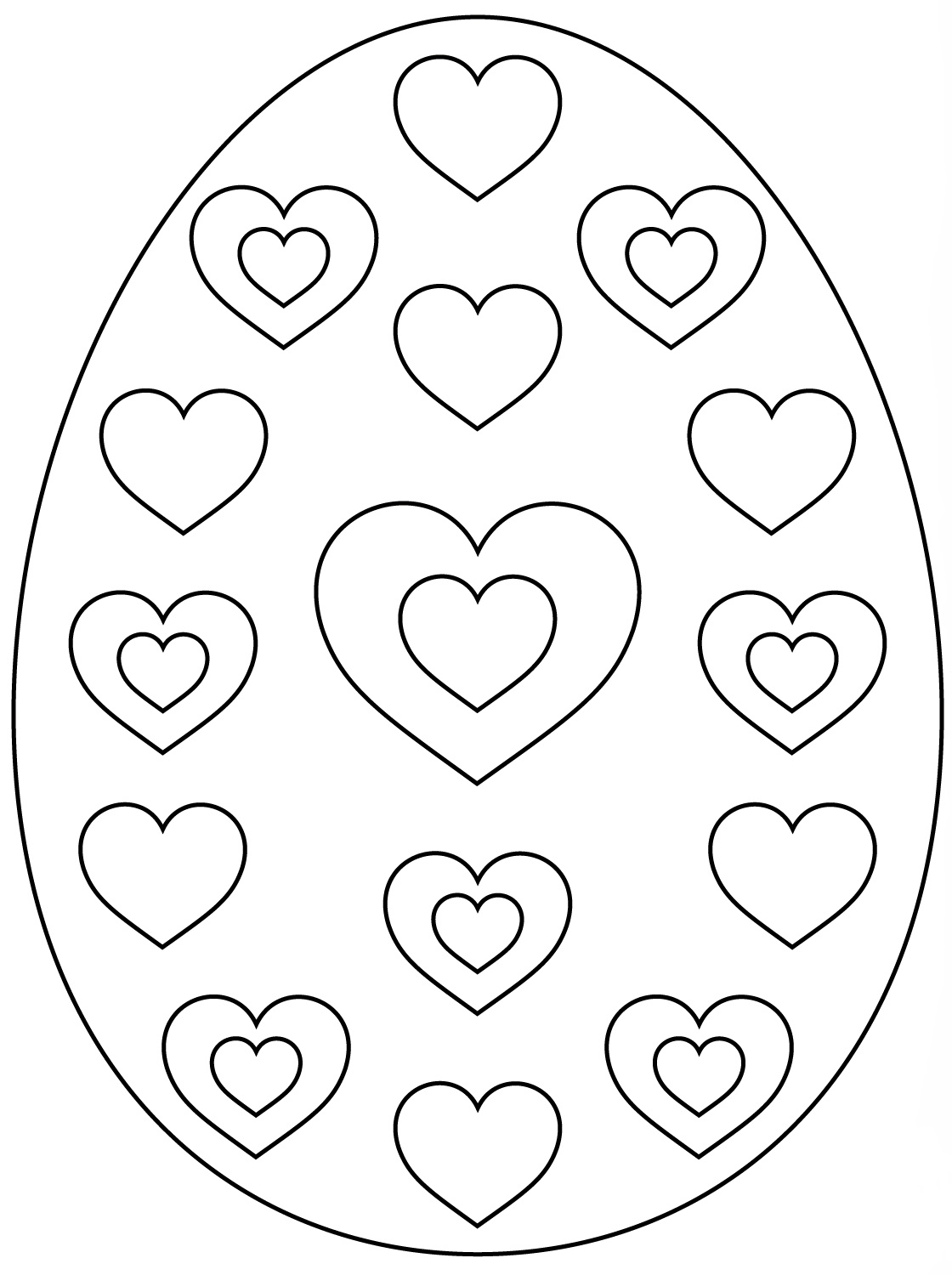 abstract easter egg coloring pages - photo #19
