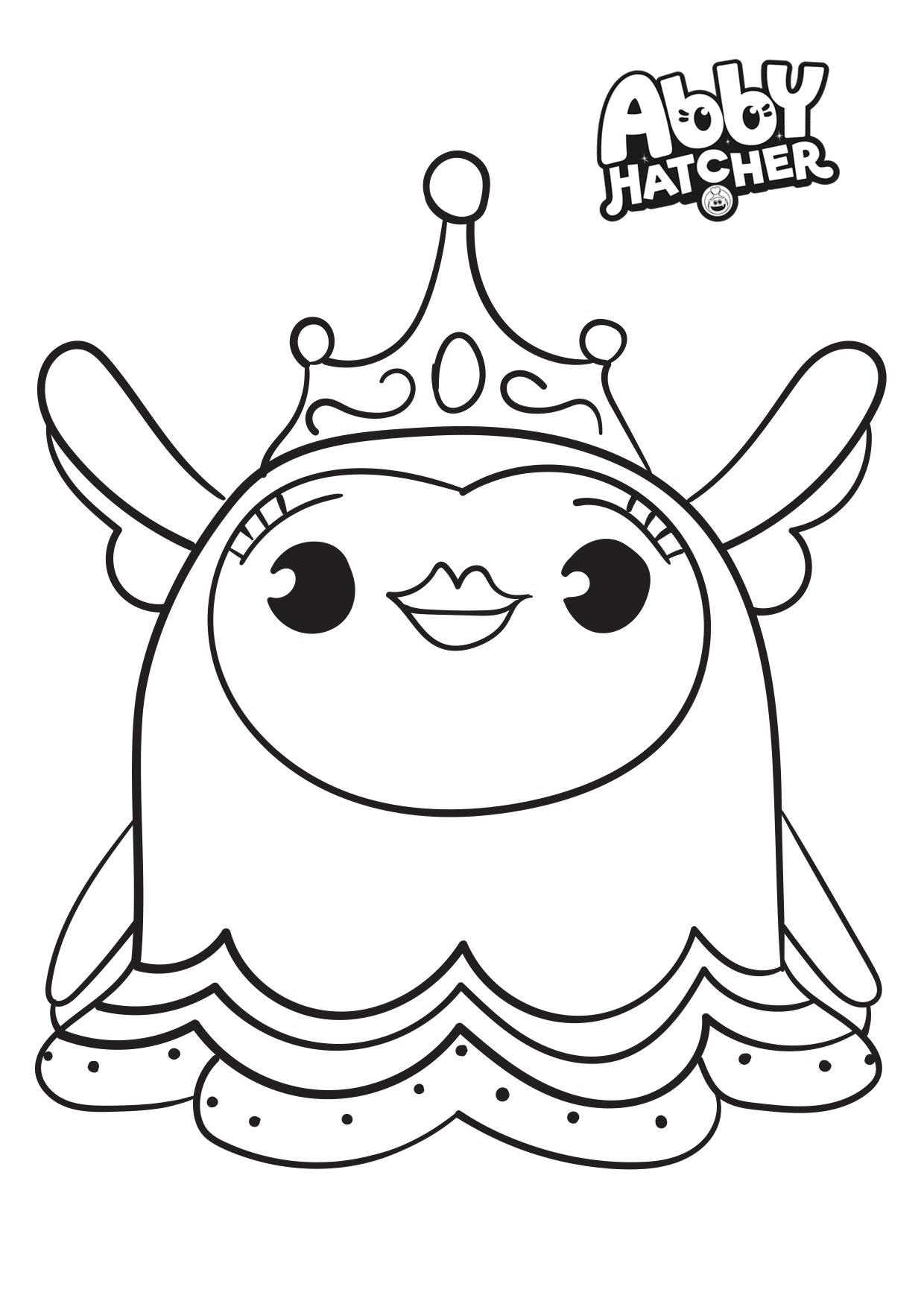 Coloring Pages Princess Flug From Abby Hatcher Nick Jr Coloring Book