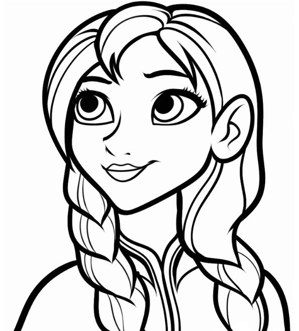 Elsa, Anna, Olaf and Sven Coloring Page - Free Coloring Pages Online