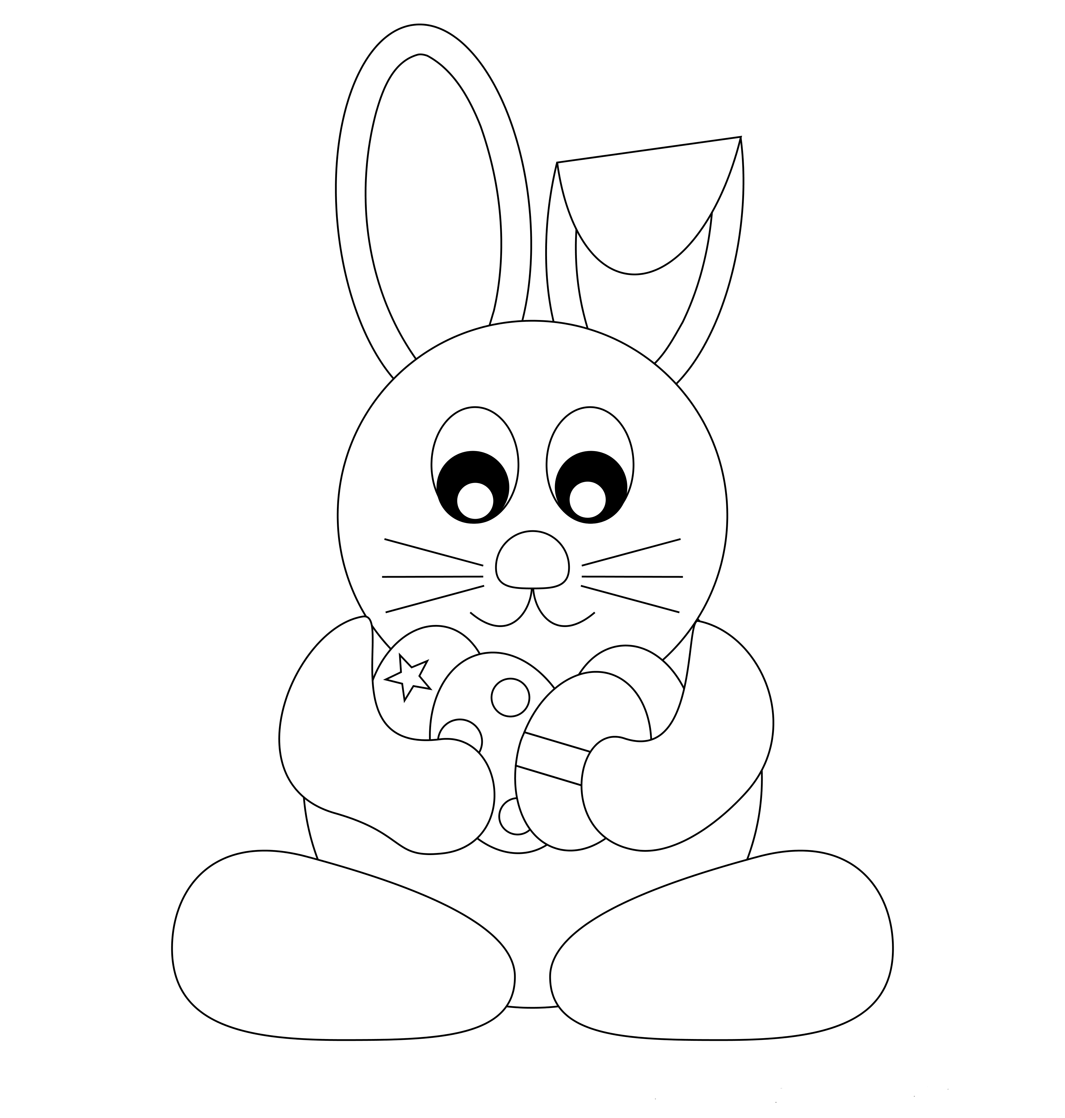 Simple Ukrainian Easter Egg Coloring Page Free Coloring Pages Online