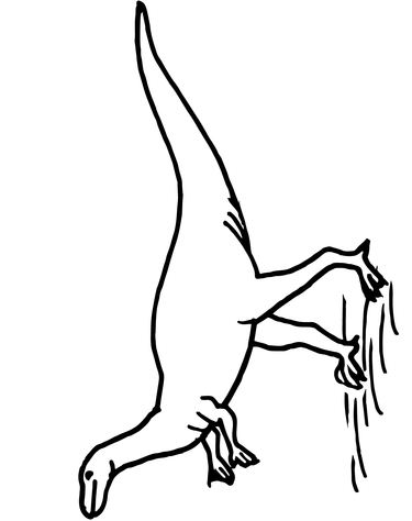Megalosaurus And Hypsilophodon Coloring Page - Free Coloring Pages Online