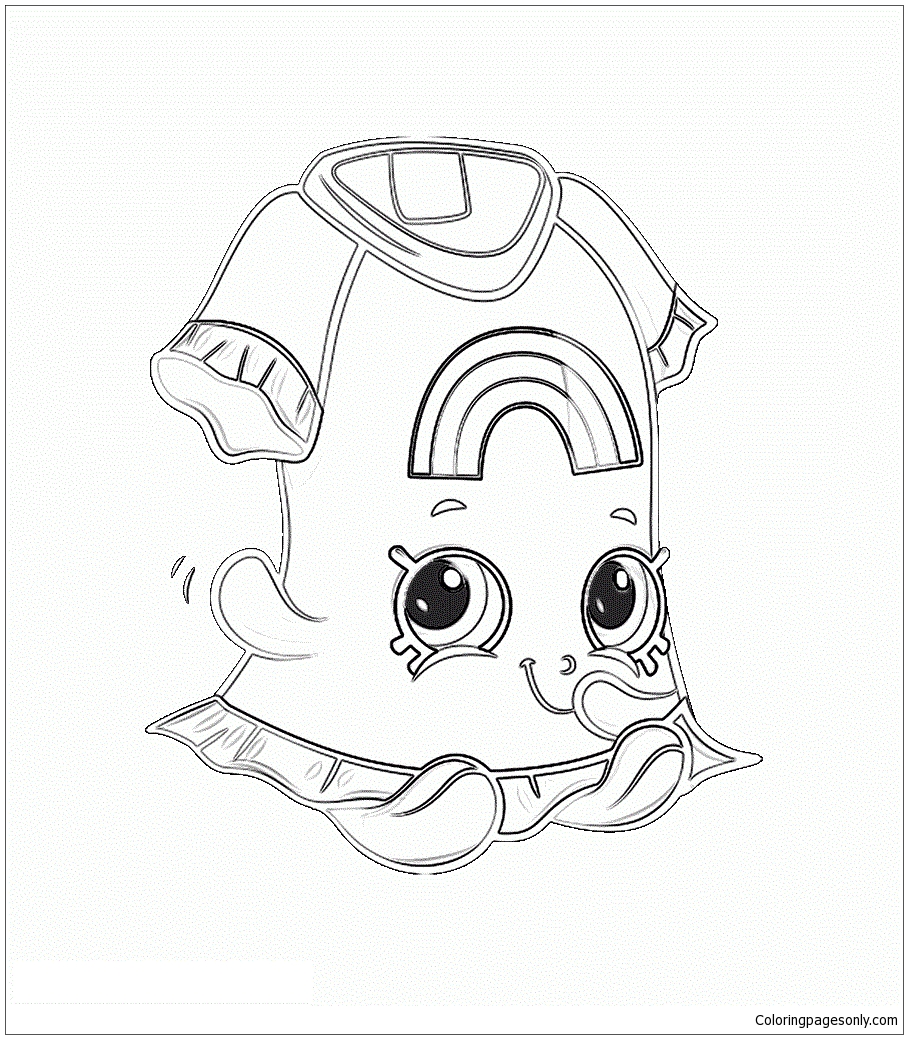 Anna Pajamas Shopkins Coloring Page - Free Coloring Pages ...
