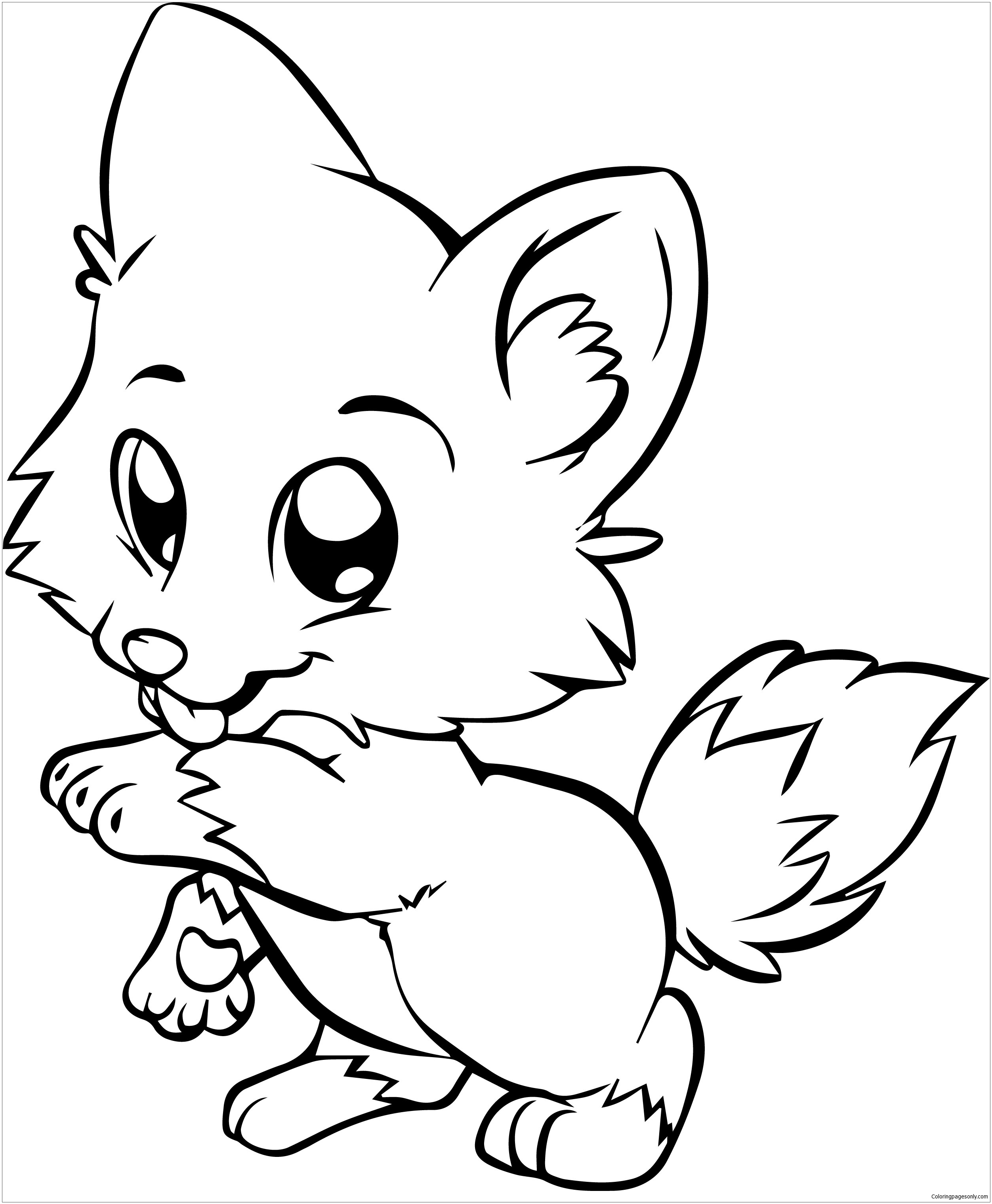Baby Dog Coloring Page Free Coloring Pages Online
