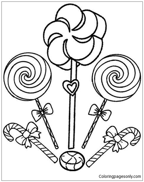 Cute Candy Shopkins Coloring Page - Free Coloring Pages Online