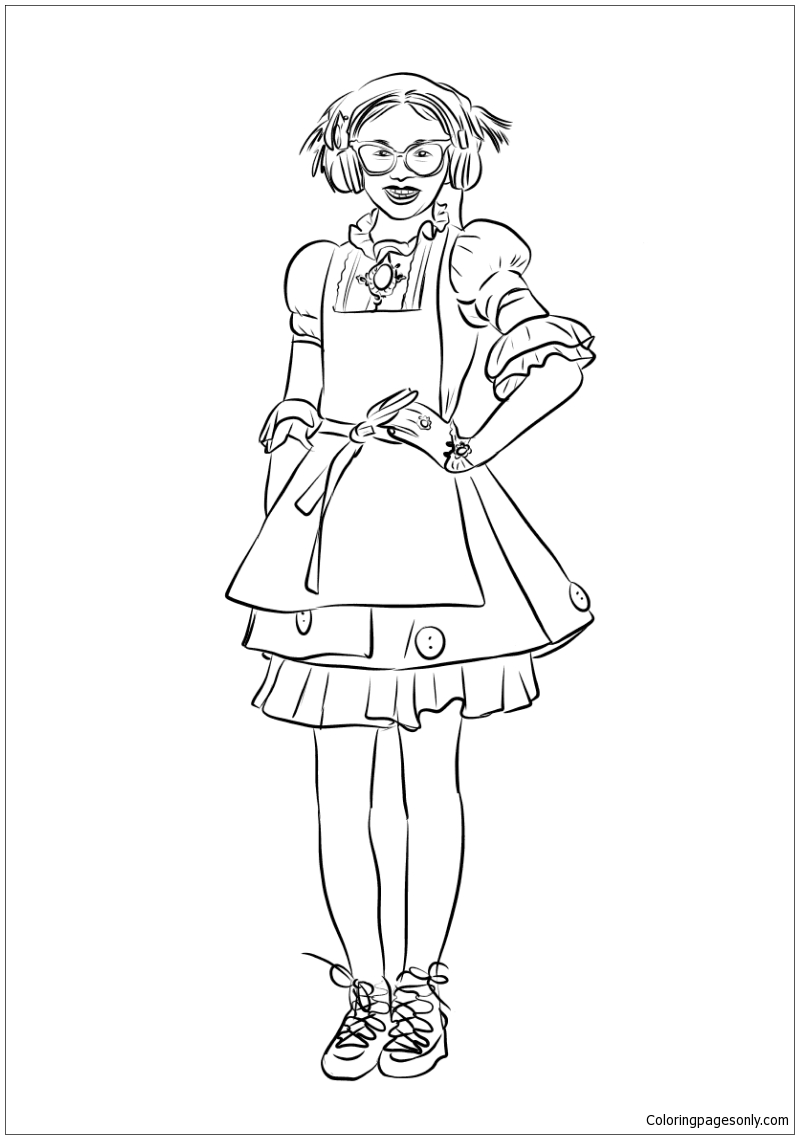 Dizzy From Descendants 2 Coloring Page   Free Coloring ...