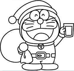 Sketsa Cartoon Doraemon Coloring Page - Free Coloring Pages Online