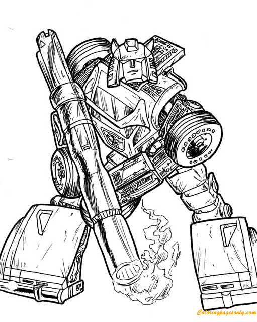 Drift from Transformers Coloring Page - Free Coloring Pages Online