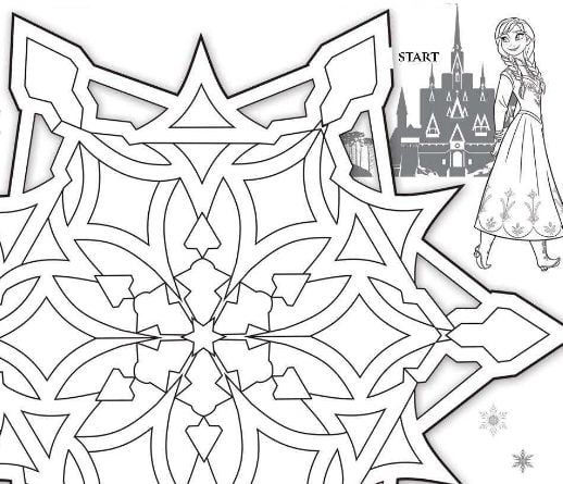 frozen printable games