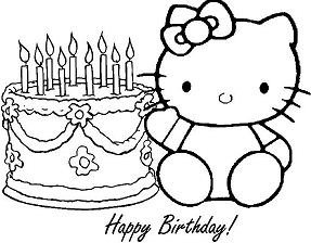 Hello Kitty Cooking In The Kitchen Coloring Page - Free Coloring Pages