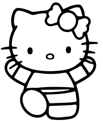 Kitty Skating Coloring Page Free Pages Online Gymnastics