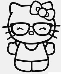 Hello Kitty And Teddy Bear Coloring Page - Free Coloring Pages Online