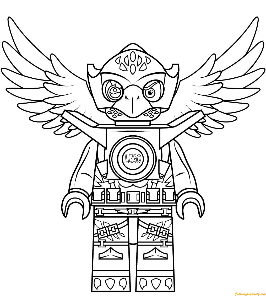 Lego Legends of Chima Eris Coloring Page Free Coloring