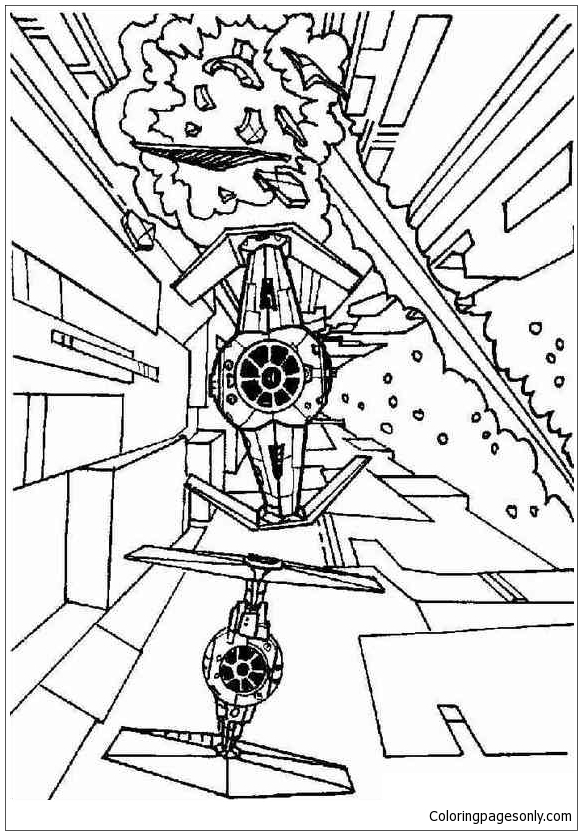 Lego Star Wars 4 Coloring Page - Free Coloring Pages Online