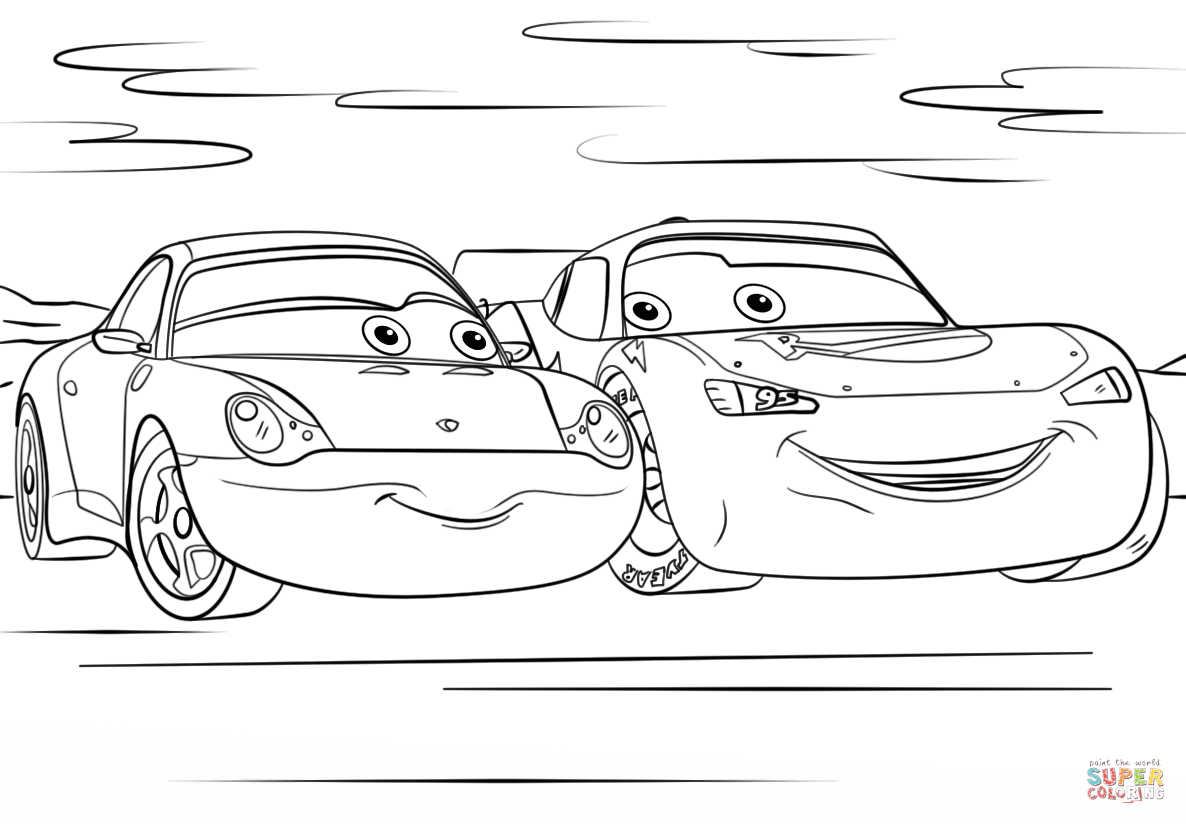 new free lightning mcqueen coloring pages online  top