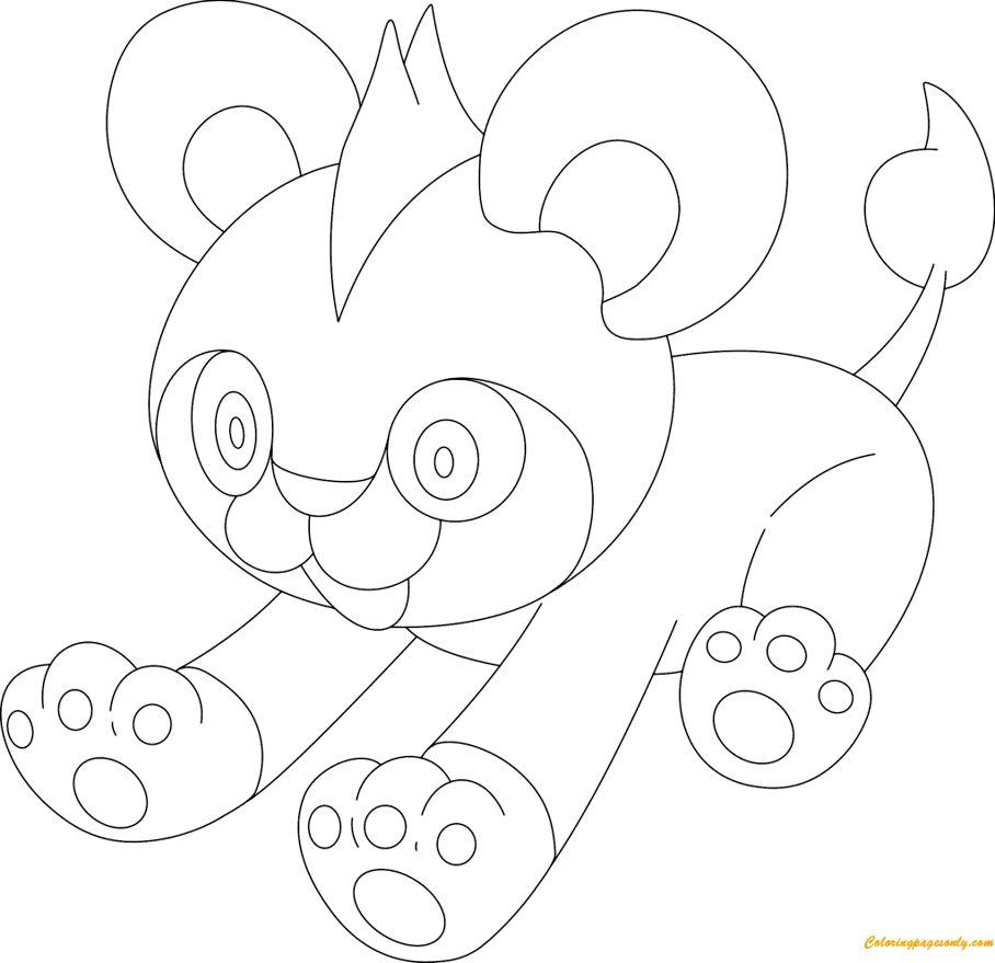 Litleo Pokemon Coloring Page - Free Coloring Pages Online