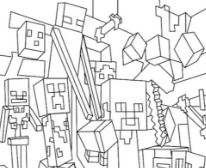Steve Minecraft Coloring Page - Free Coloring Pages Online