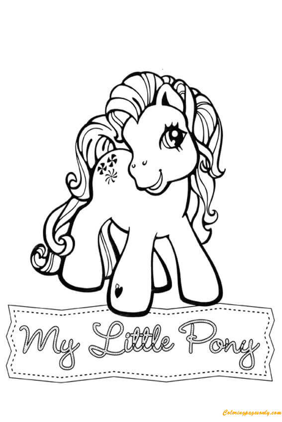 My Little Pony Sweetberry Coloring Page - Free Coloring Pages Online