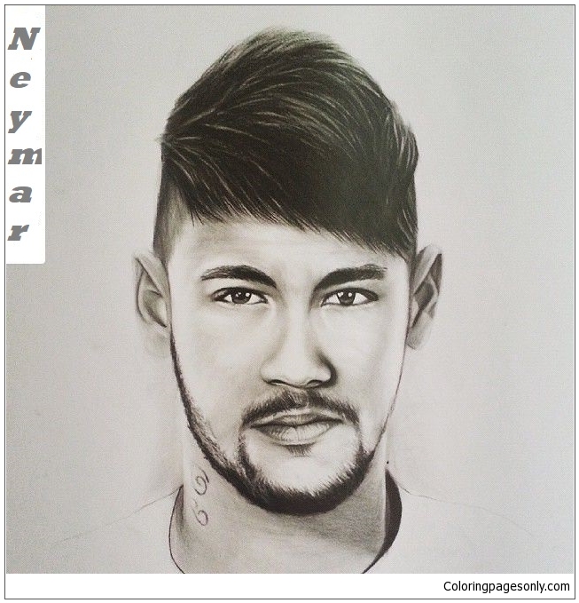 Neymar-image 11 Coloring Page - Free Coloring Pages Online