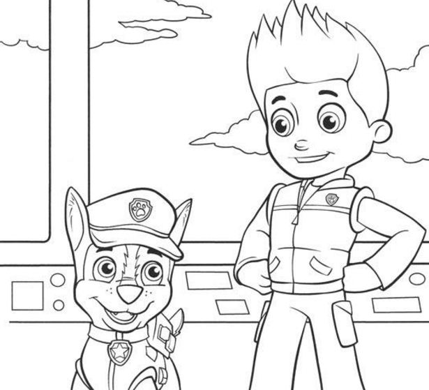 Paw Patrol Tracker Coloring Page - Free Coloring Pages Online