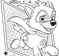 Paw Patrol Rubble Underwater 2 Coloring Page - Free Coloring Pages Online
