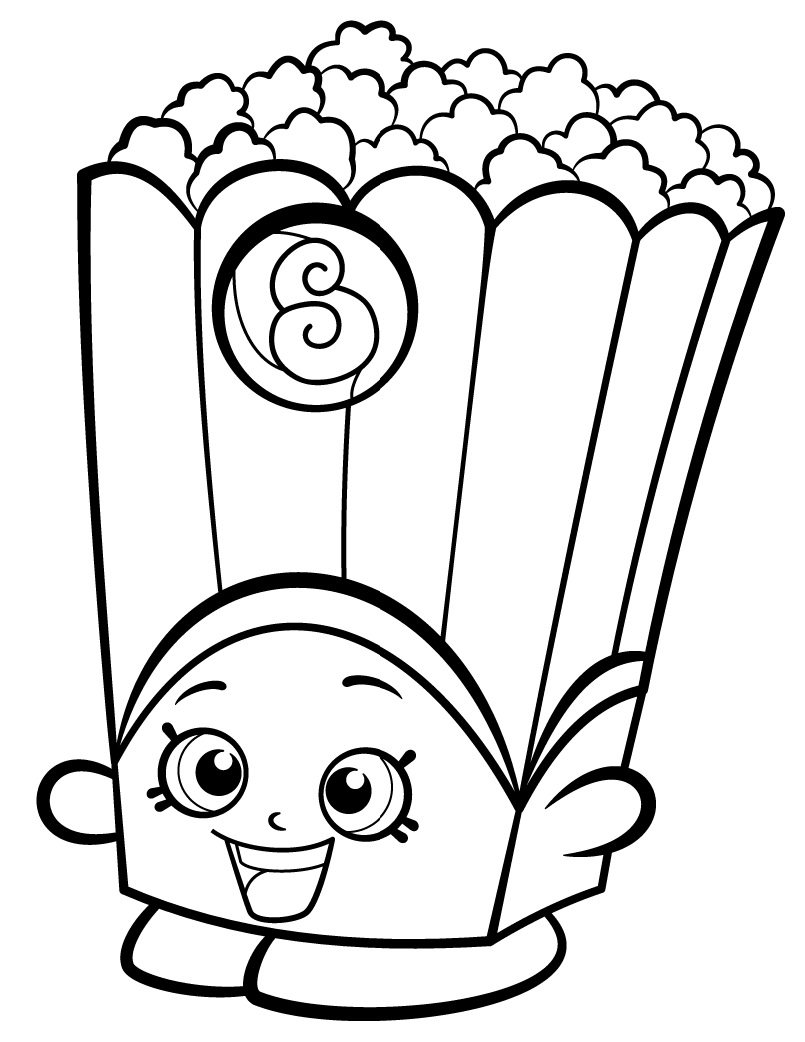 Related Coloring Pages Poppy Corn Shopkin Season 2