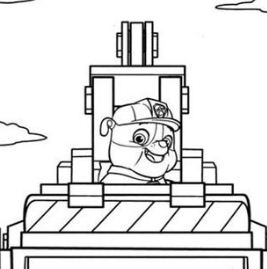 Paw Patrol Tracker Coloring Page - Free Coloring Pages Online