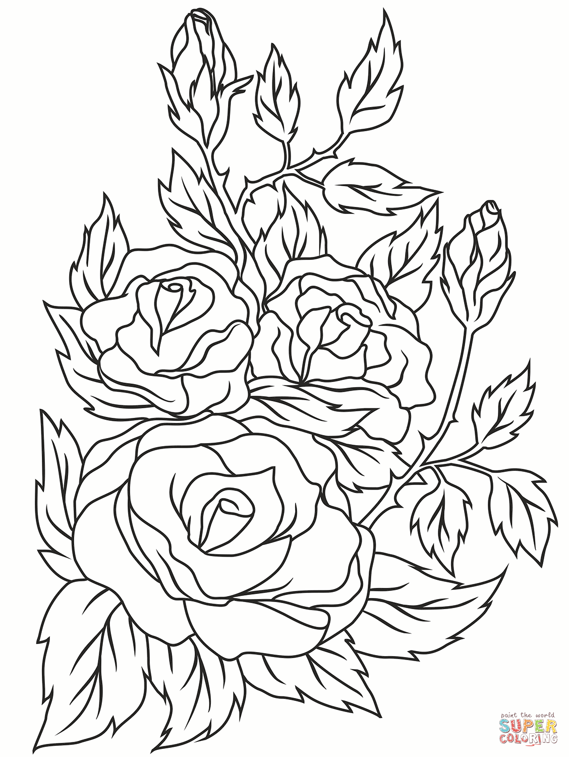 Розы в вазе рисунок раскраска ФОТО detskieru ru