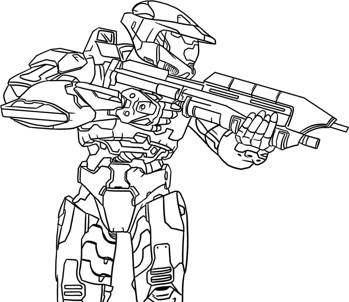 Halo Coloring Pages - ColoringPagesOnly.com