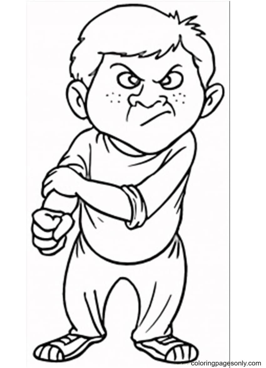 Angry Coloring Pages To Print