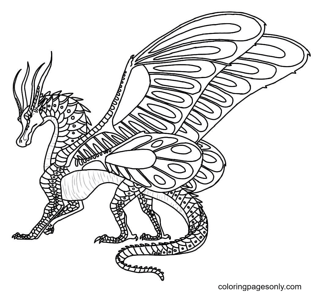 Wings Of Fire Dragon Coloring Pages At Getdrawings Fr Vrogue Co