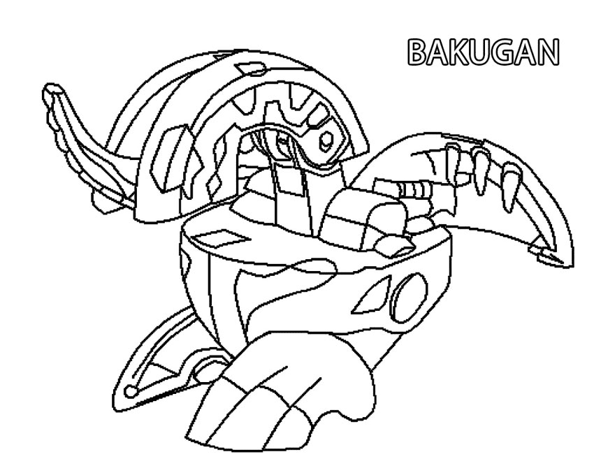 Coloriages Dragonoid Bakugan Coloriages Bakugan Des Coloriages Pour