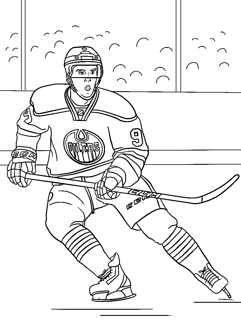 Hockey Coloring Pages Home Design Ideas