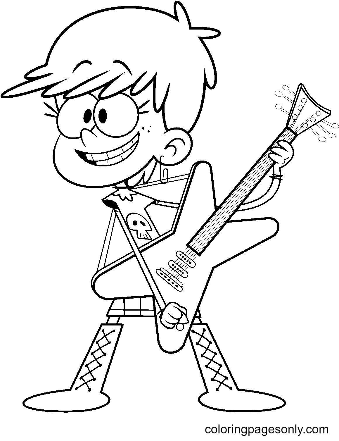 Characters From The Loud House Coloring Pages Coloring Cool Hot Sex