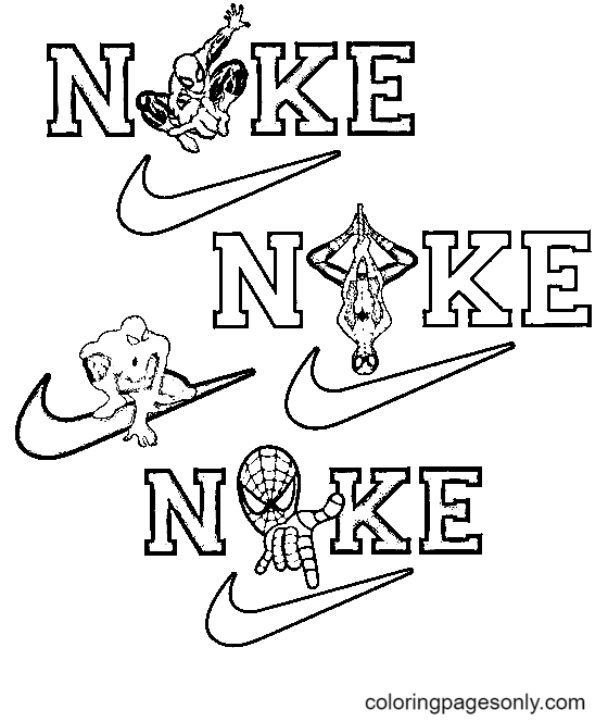 Disegni Da Colorare Di Scarpe Sportive Nike Disegni Da Colorare Nike