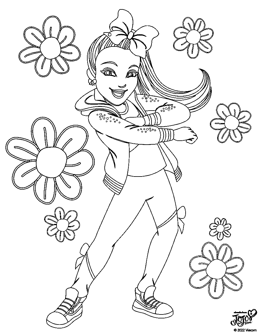 Jojo Siwa Coloring Page Coloring Pages Love Coloring Pages Coloring