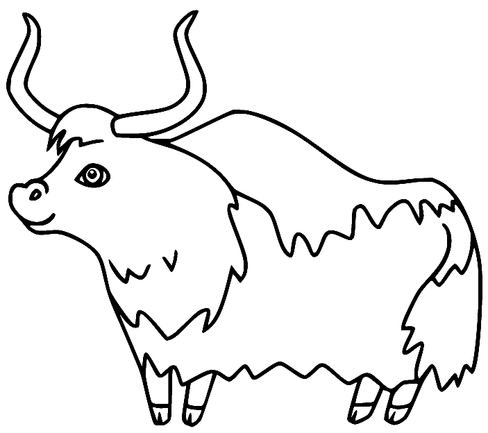 44 Free Printable Yak Coloring Pages