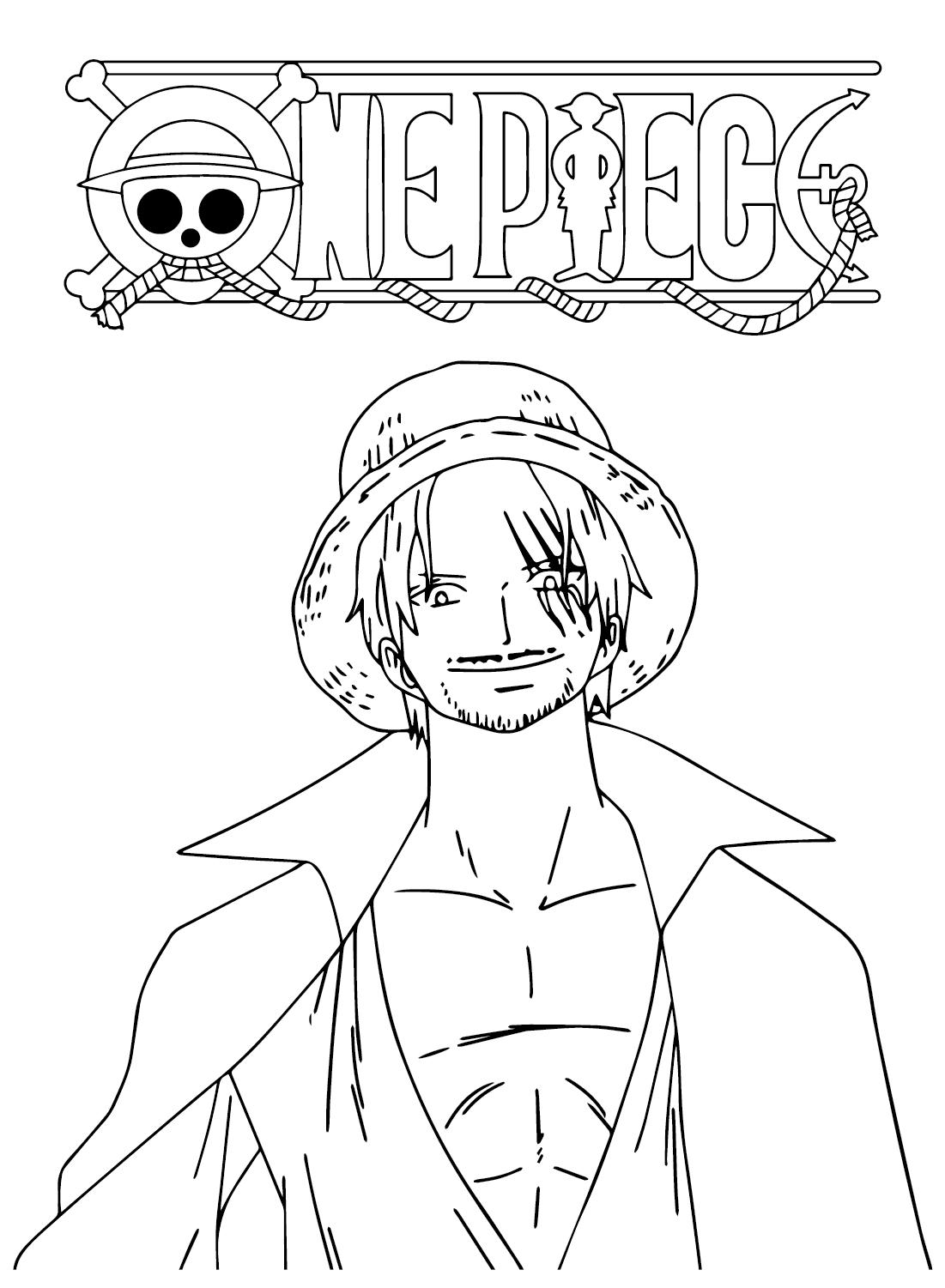 Imagens De Shanks Para Colorir P Ginas Para Colorir Para Impress O