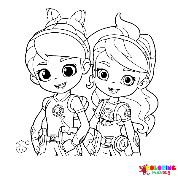 27 Rainbow Rangers Coloring Pages ColoringPagesOnly