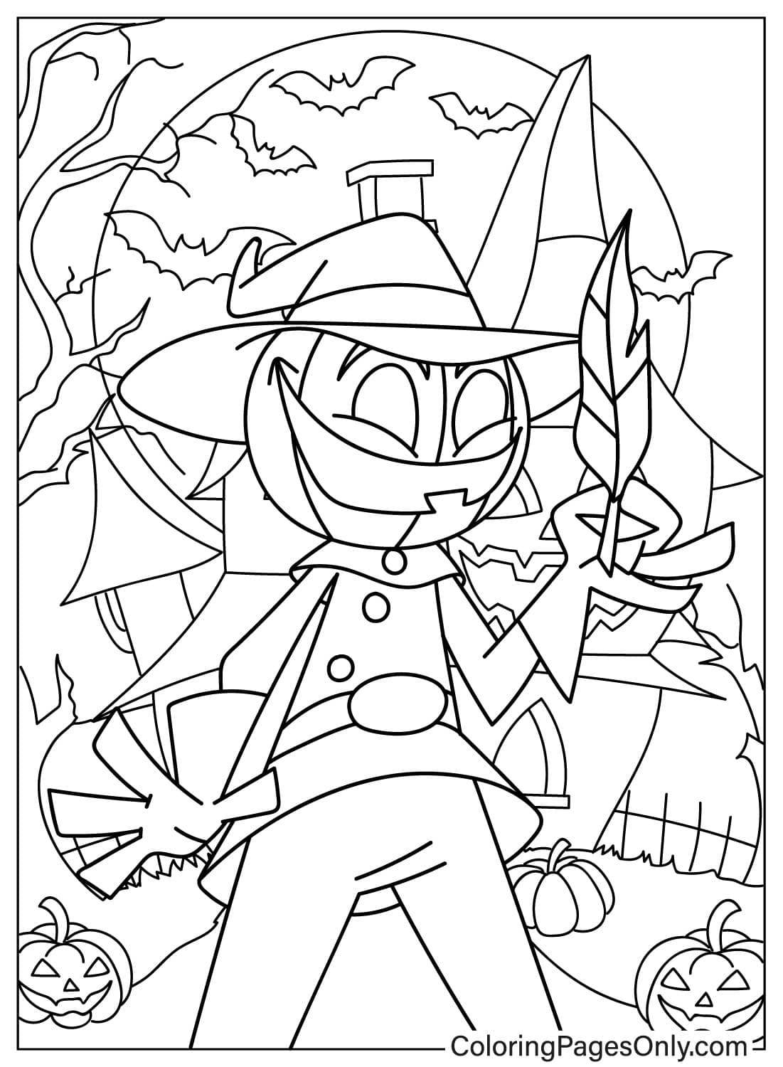 Coloriages De Jack O Lantern Coloringpagesonly