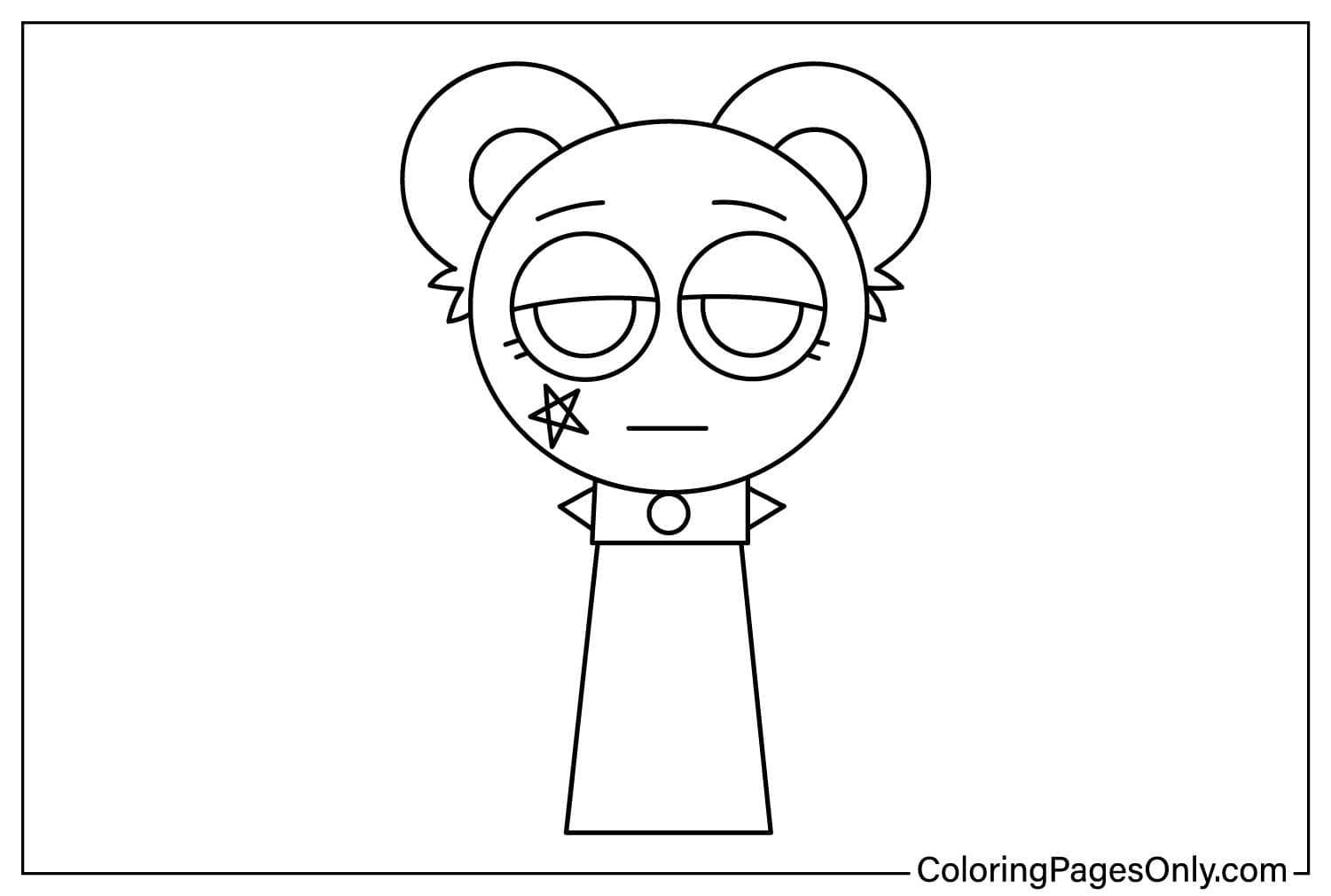 Sprunki Incredibox Coloring Pages Coloringpagesonly