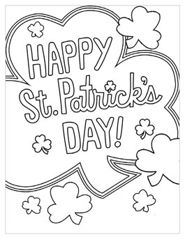 St Patricks Day Coloring Pages Coloring Pages For Kids And Adults