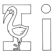 Letter I Coloring Pages For Preschoolers