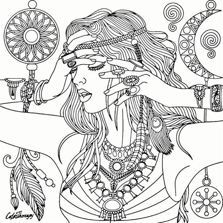 The best Beautiful Women Coloring Pages for Adults Coloring Article