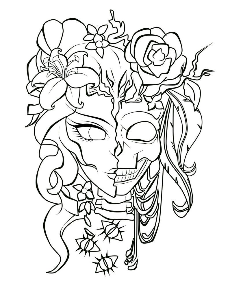 Tattoos Coloring Pages for Adults Coloring Article Coloring Articles