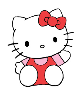 Come disegnare una Hello Kitty seduta