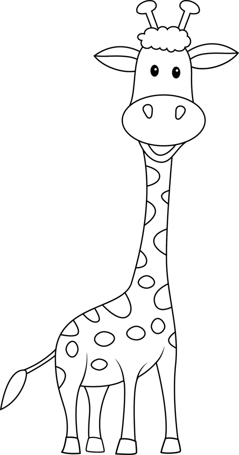 Giraf Kleurplaten