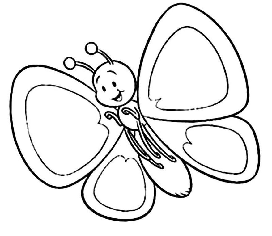 Butterfly coloring pages