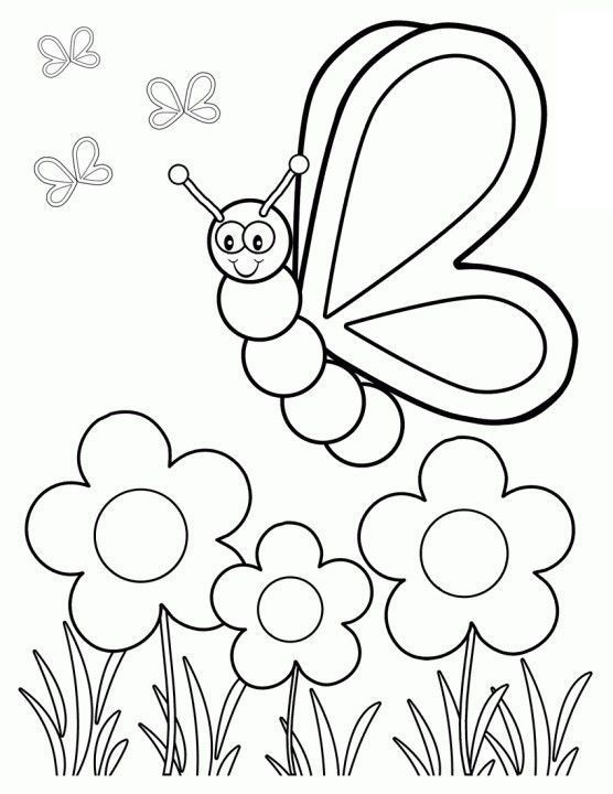 Butterfly coloring pages