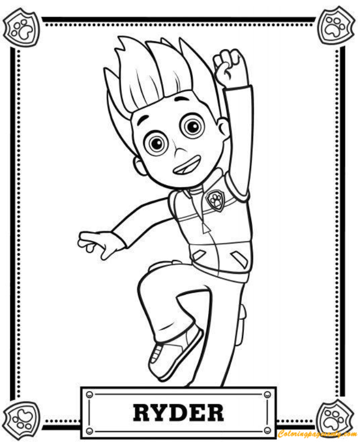 Paw Patrol coloring pictures