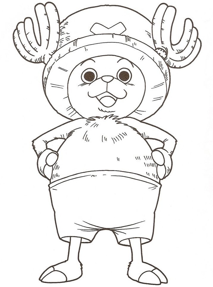 Tony Tony Chopper Coloring Pages